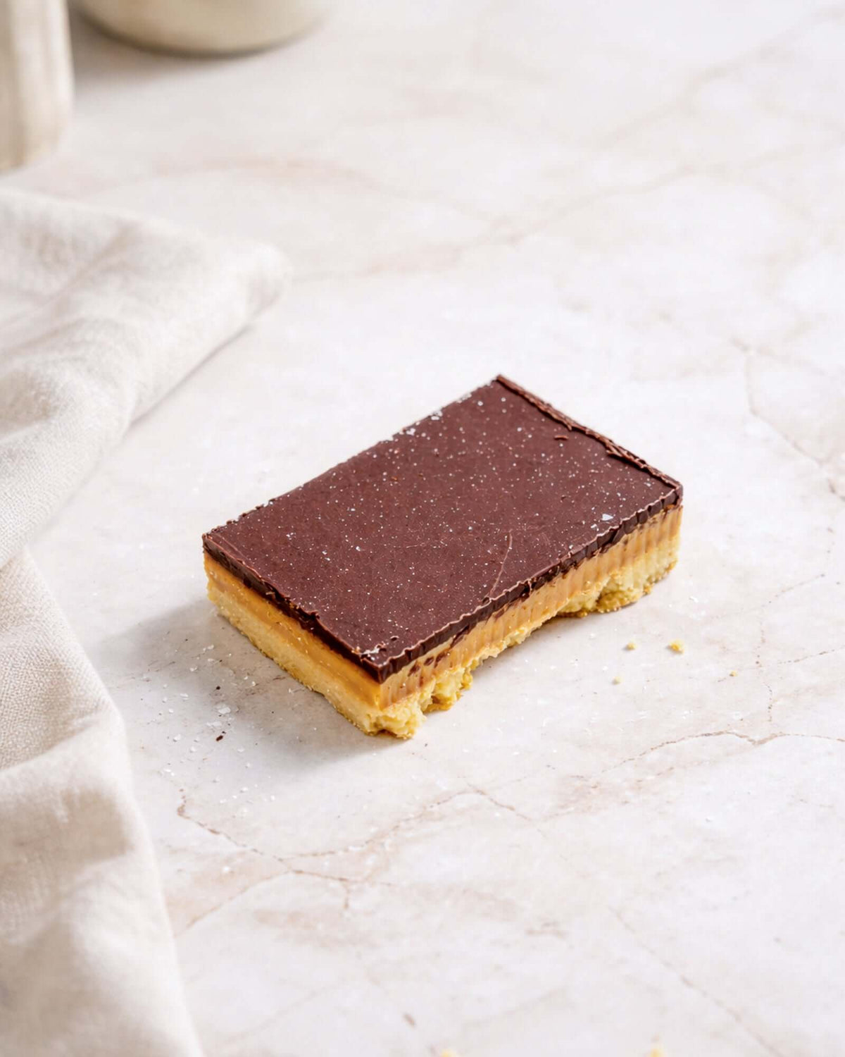 Caramel Slice bakery treat from Bonne Bouche London