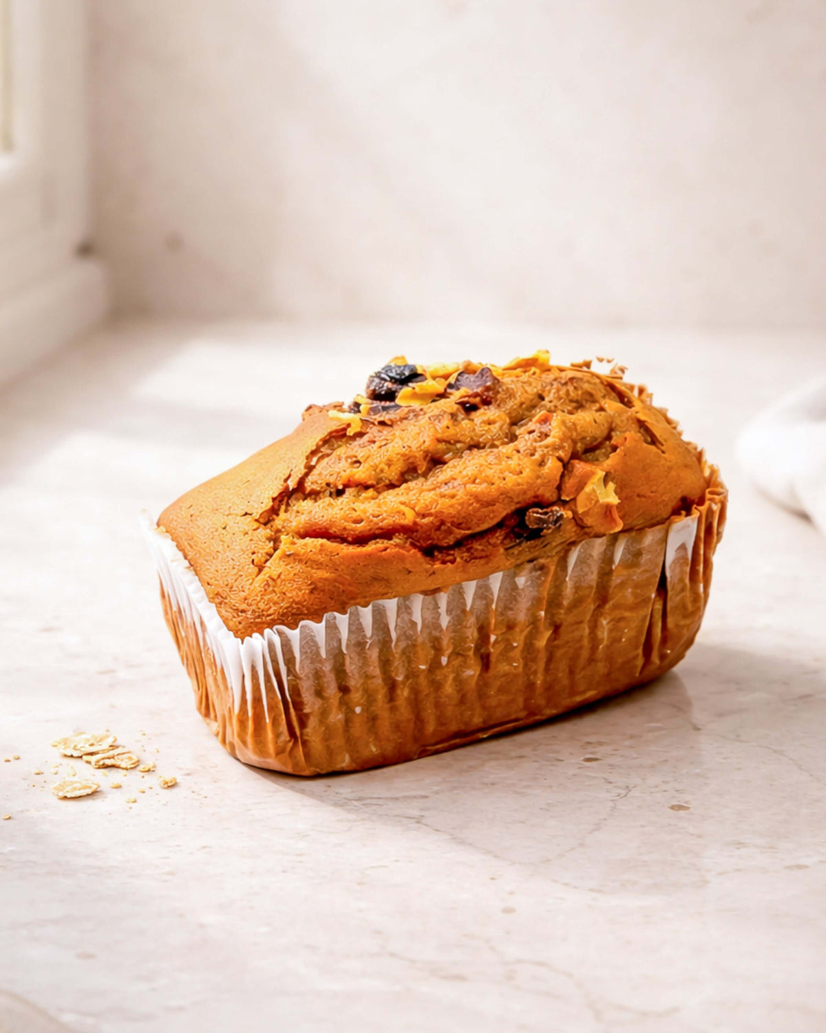 Carrot Block Cake from Bonne Bouche, a moist lightly spiced bakery cake for sharing, tea breaks and snacks.