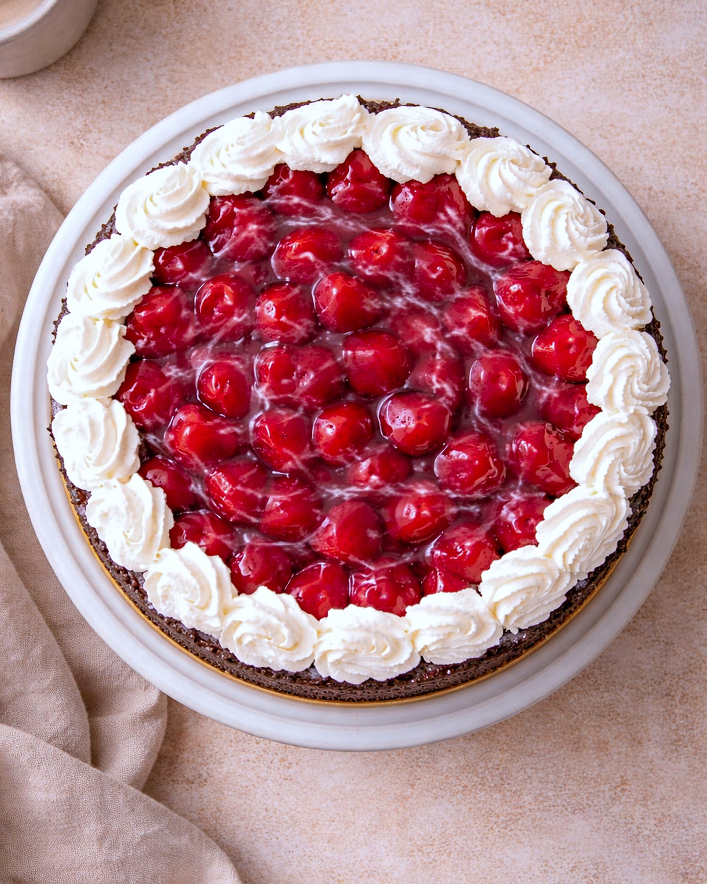Chocolate Strawberry Gateau