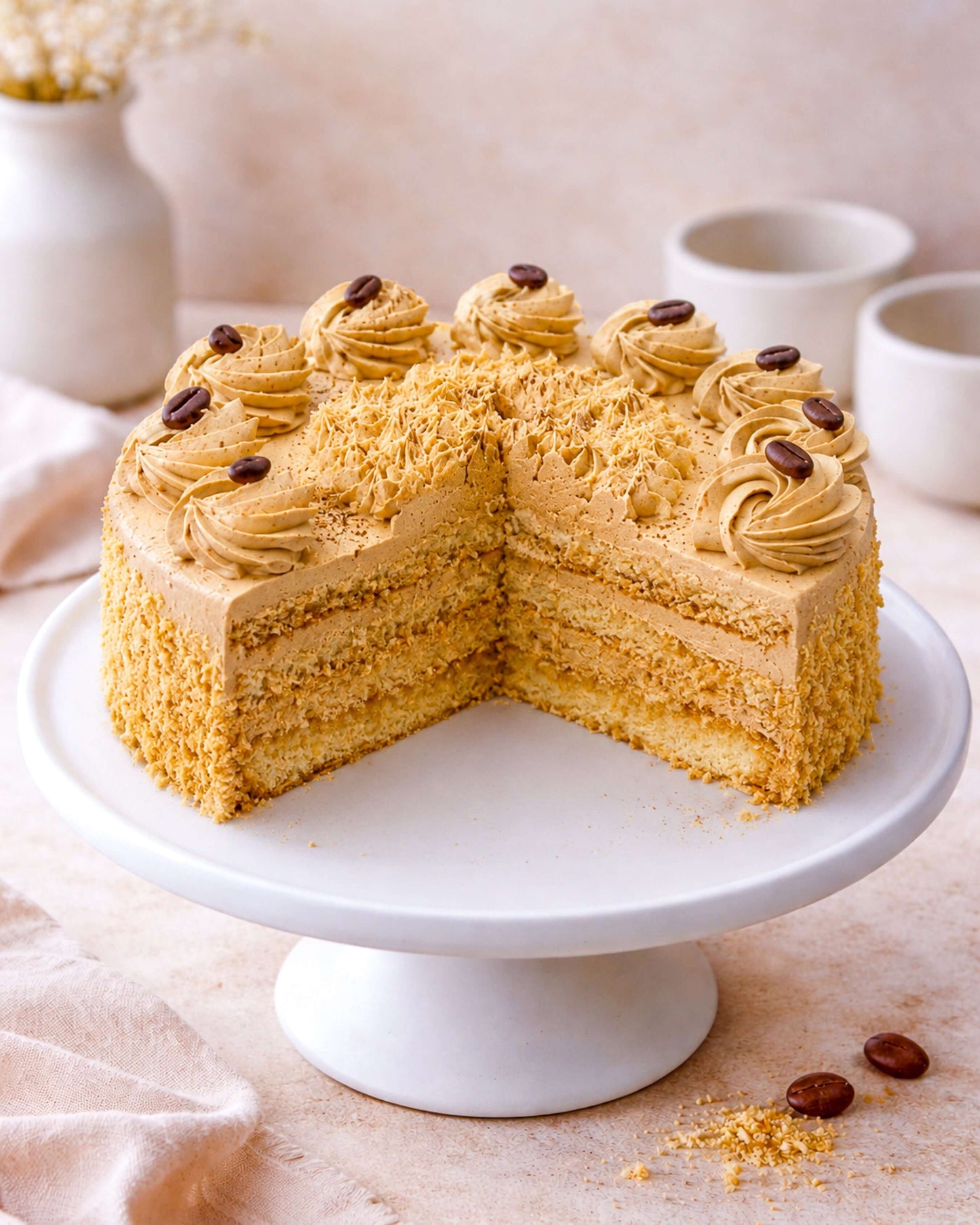 Coffee Buttercream Gateau