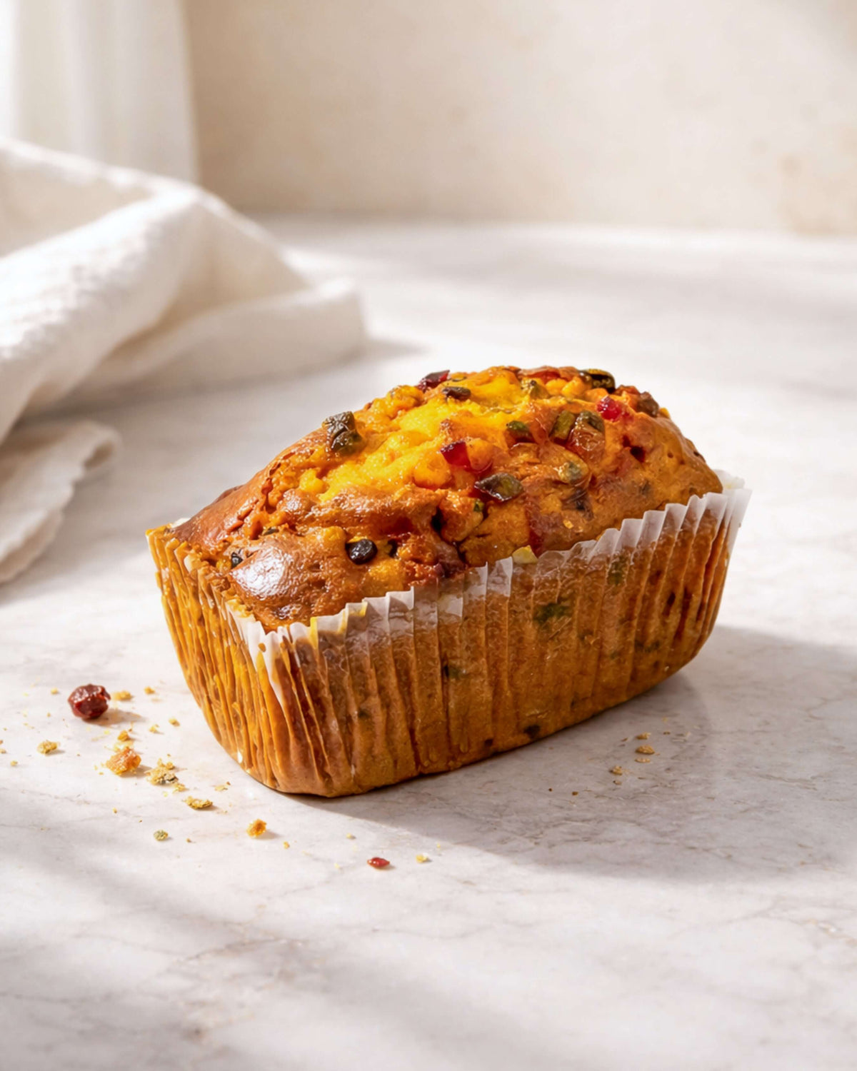 Fruit Block Cake from Bonne Bouche, a soft mixed fruit bakery cake for sharing, tea breaks and everyday treats.