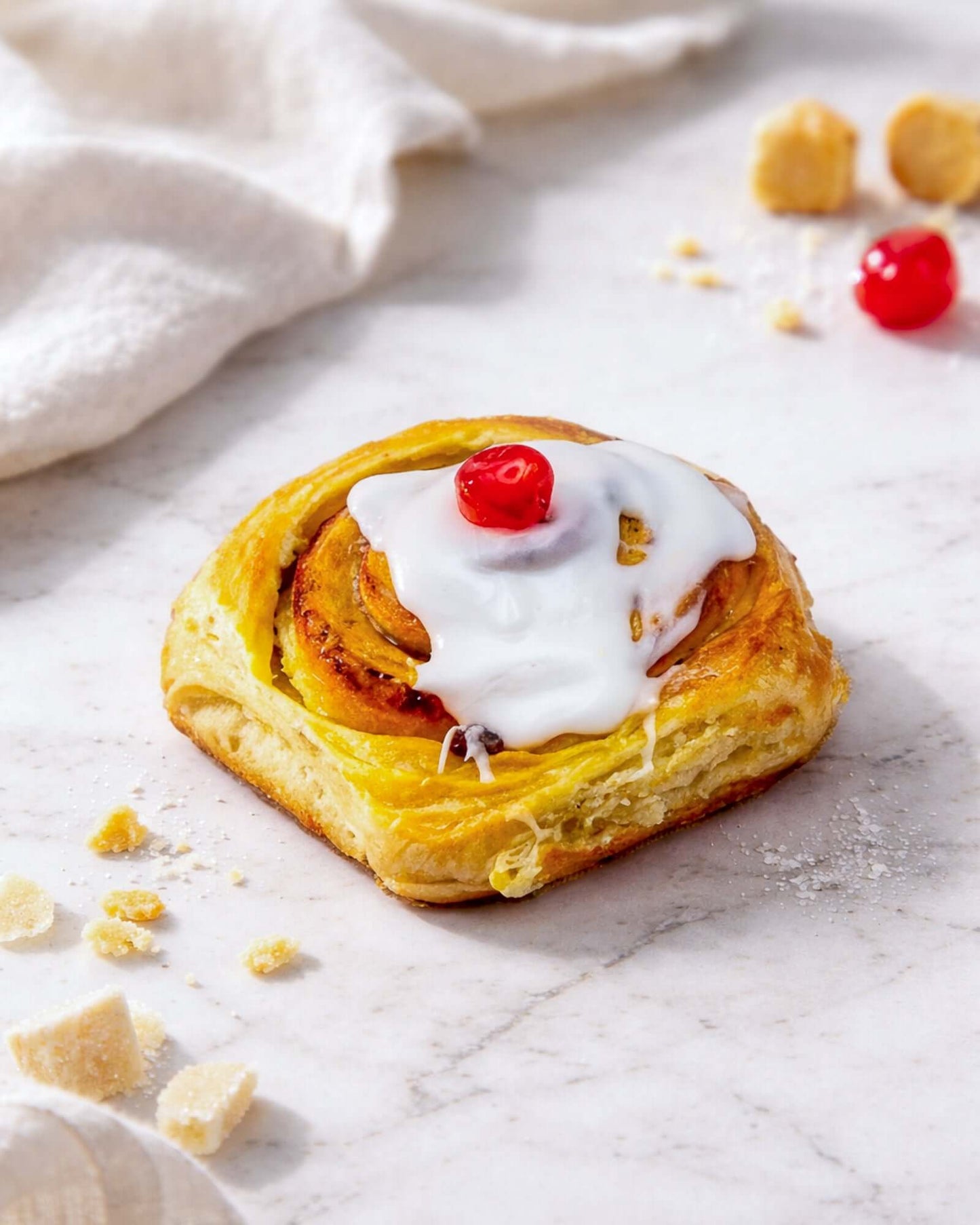Iced Round Fruit Danish