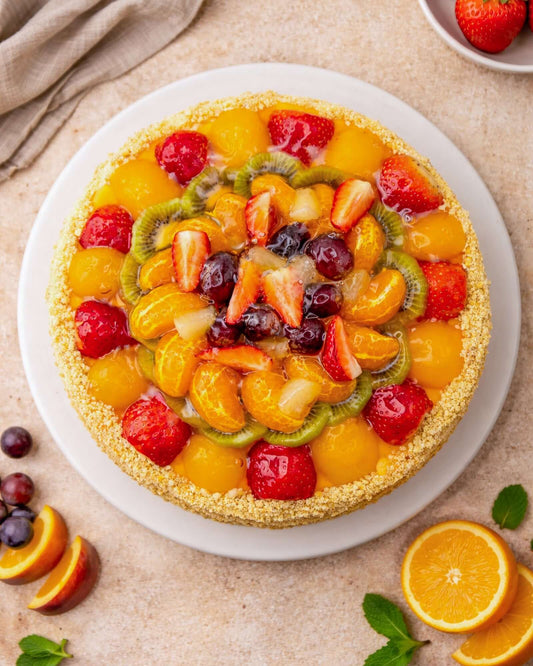 Mixed Fruit Cheesecake