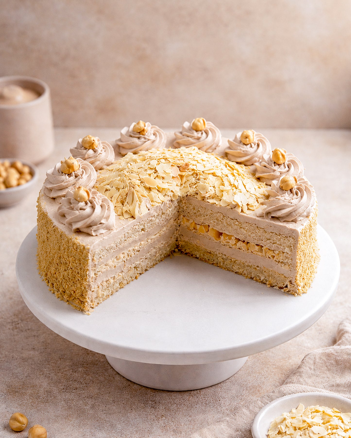 Praline Buttercream Gateau