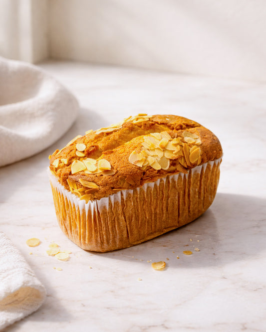 Almond Flavour Block Cake