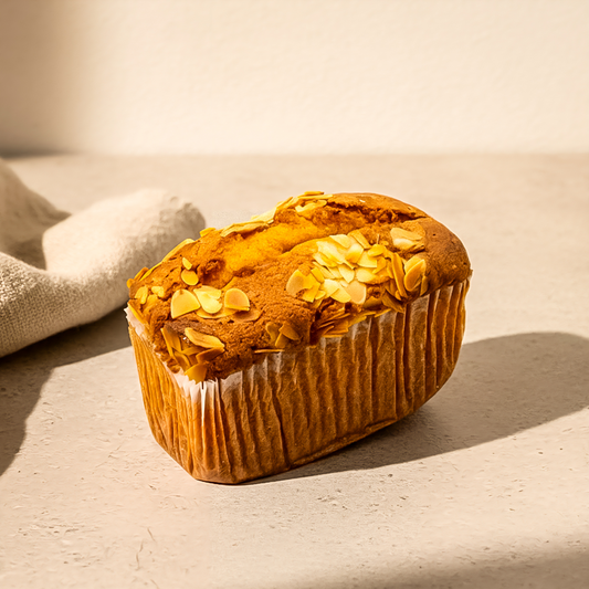 Almond Flavour Block Cake