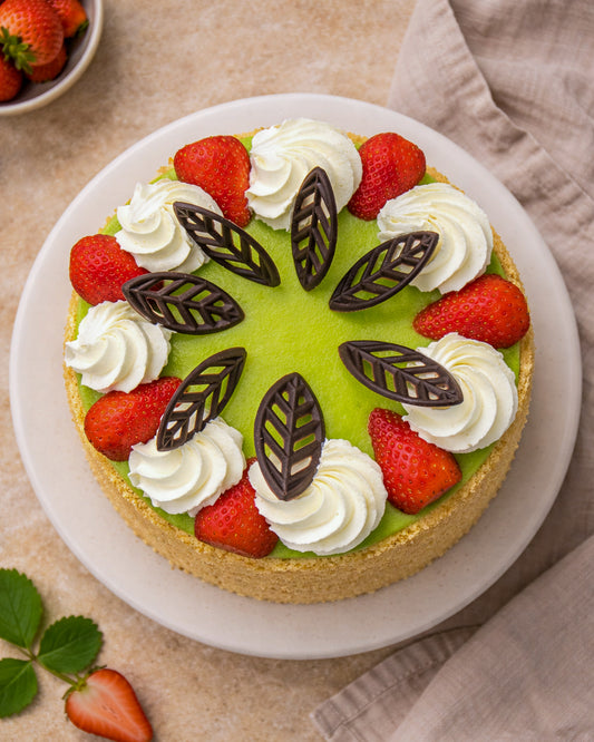 Banana Strawberry Gateau