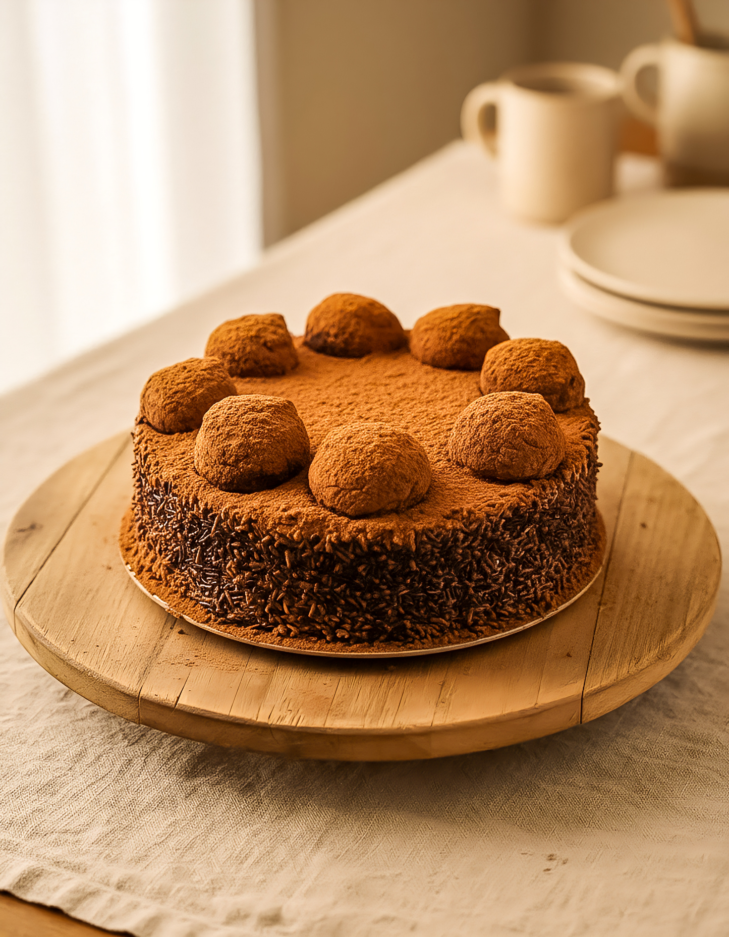 Chocolate Rum Gateau