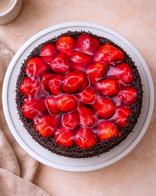 Chocolate Strawberry Gateau