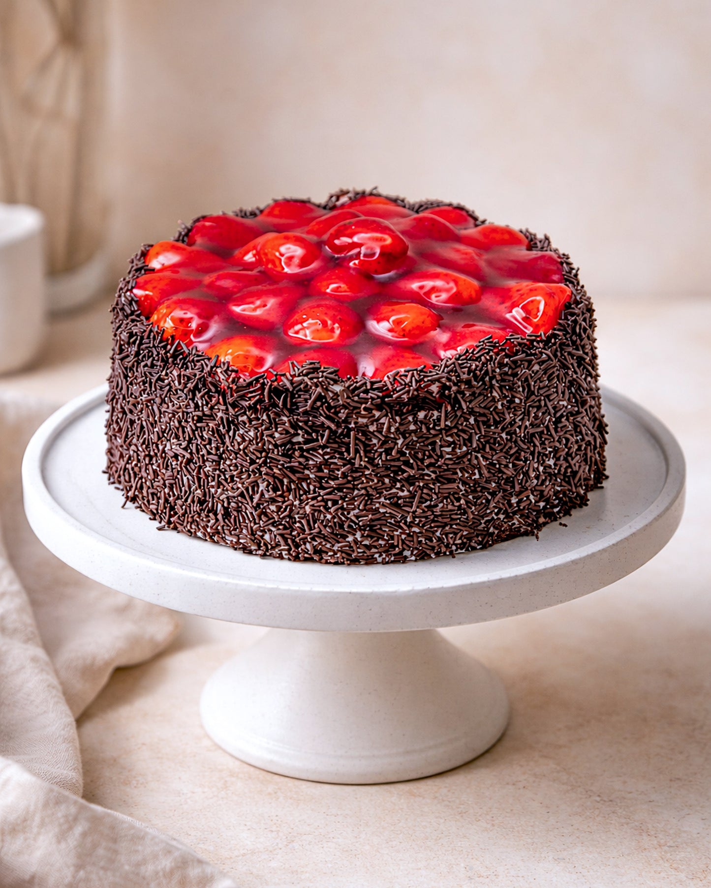 Chocolate Strawberry Gateau