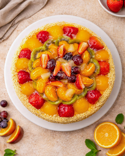 Mixed Fruit Cheesecake