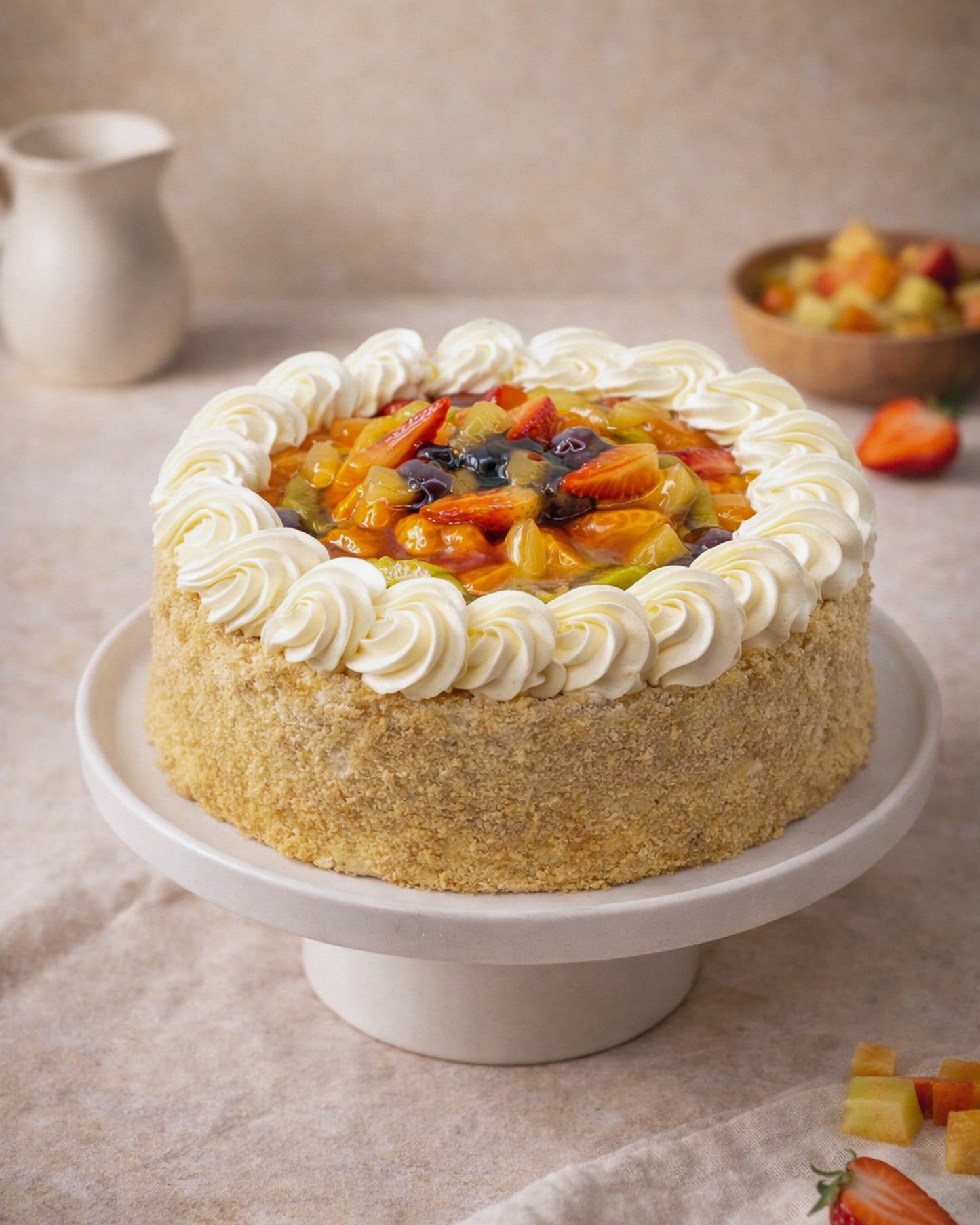 Mixed Fruit Gateau