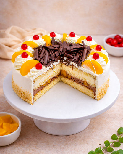 Peach Gateau