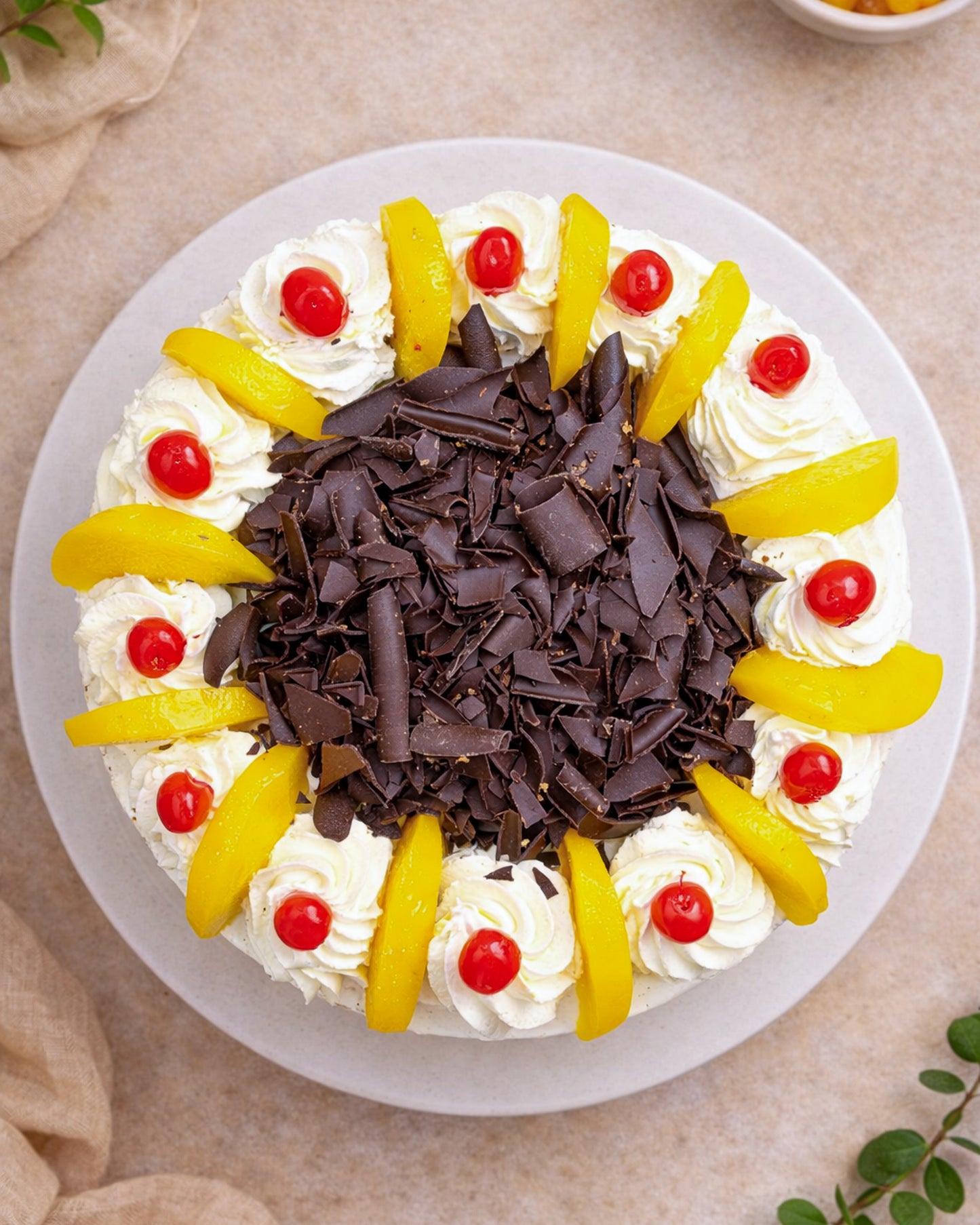 Peach Gateau