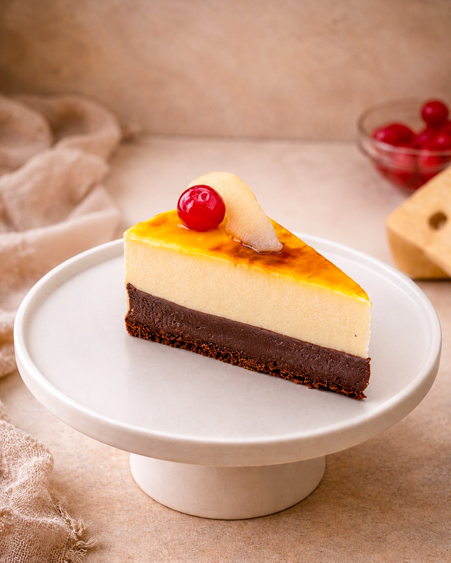 Pear Caramel Mousse