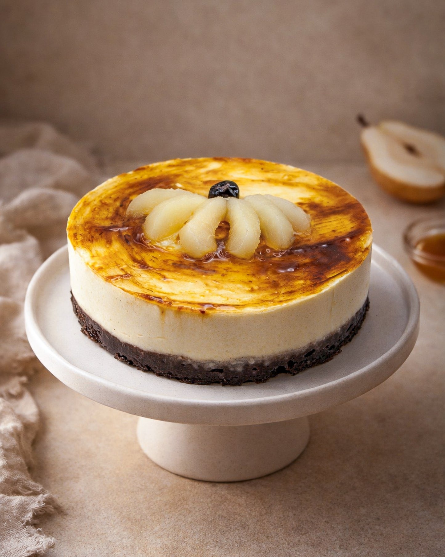 Pear Caramel Mousse