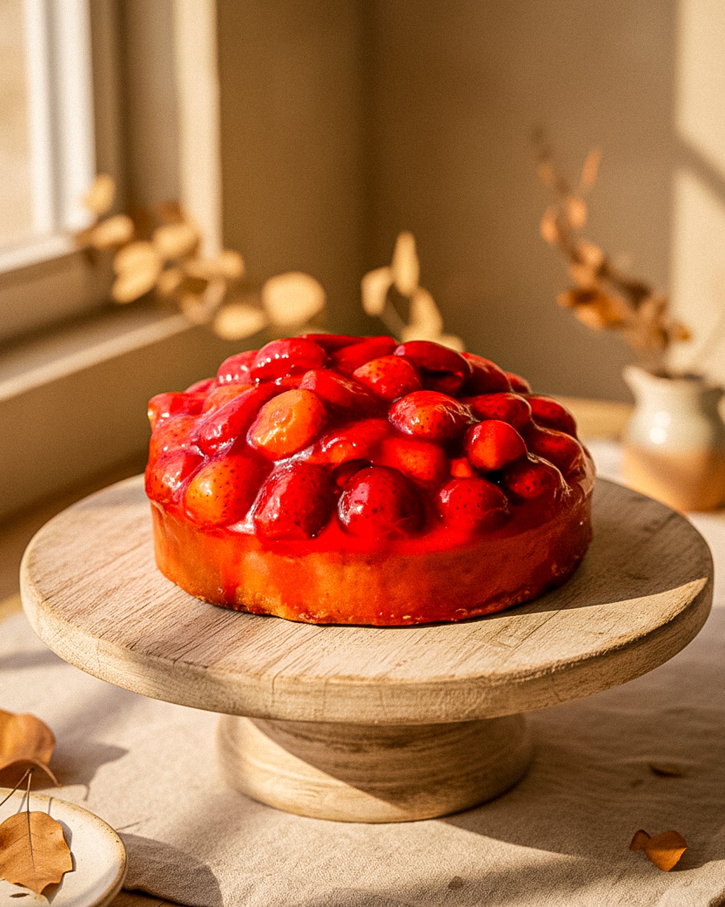 Strawberry Flan