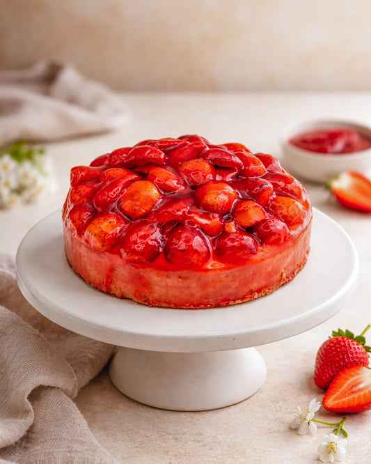 Strawberry Flan