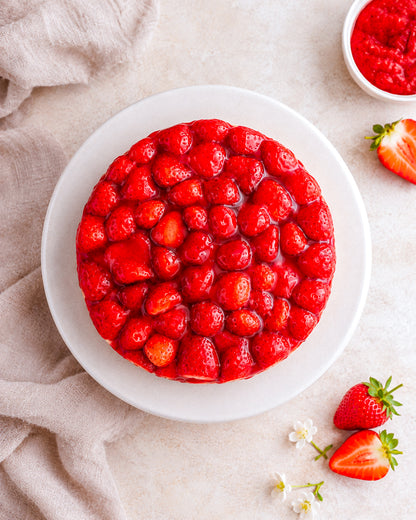Strawberry Flan